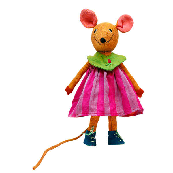 Stofftier Maus Mama