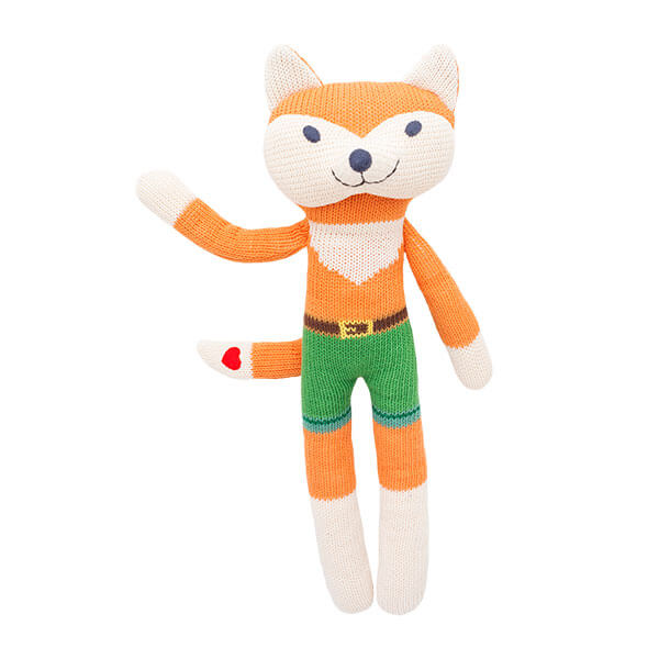Kuscheltier Fuchs gestrickt