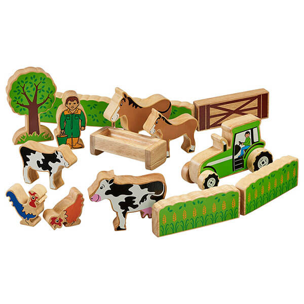 Spielset kleiner Bauernhof, bedruckt