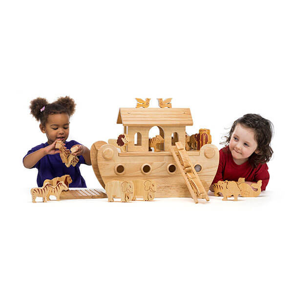Arche Noah  XL aus Holz natur