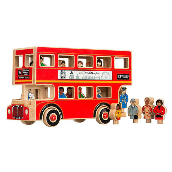 Holzauto Londonbus deluxe