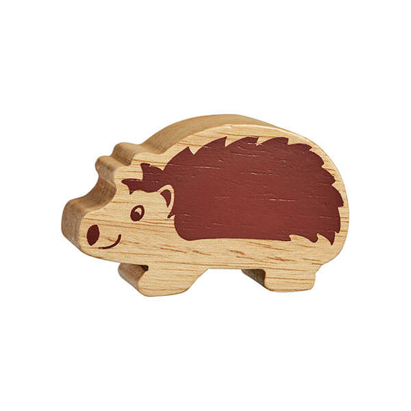 Holztier Igel natur