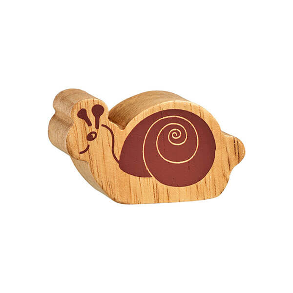 Holztier Schnecke natur