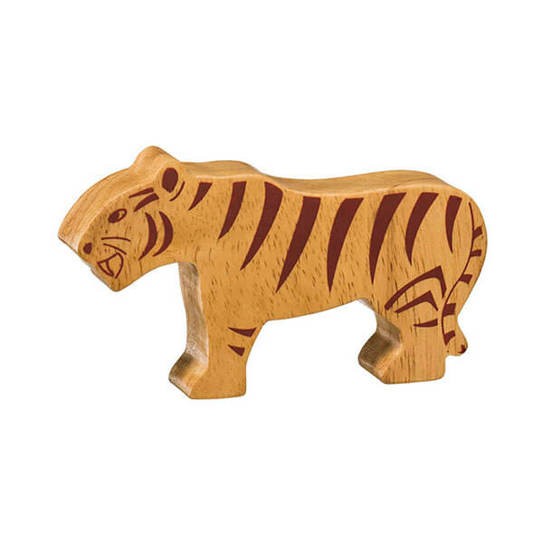 Holztier Tiger natur