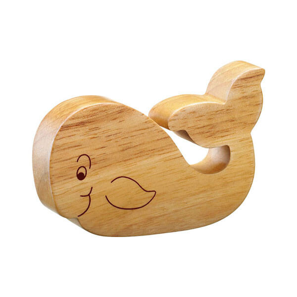 Holztier Wal natur