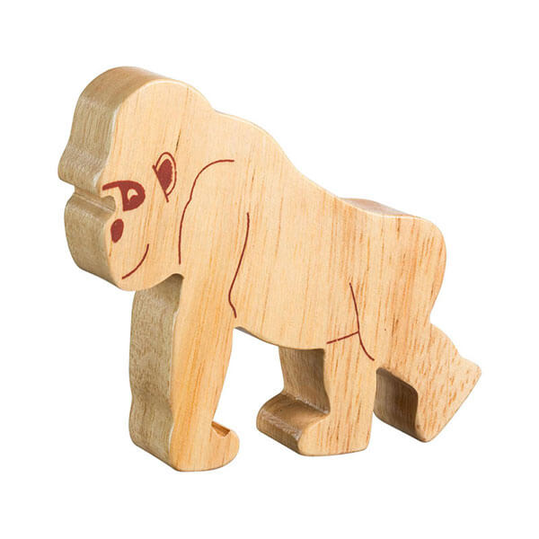 Holztier Gorilla natur