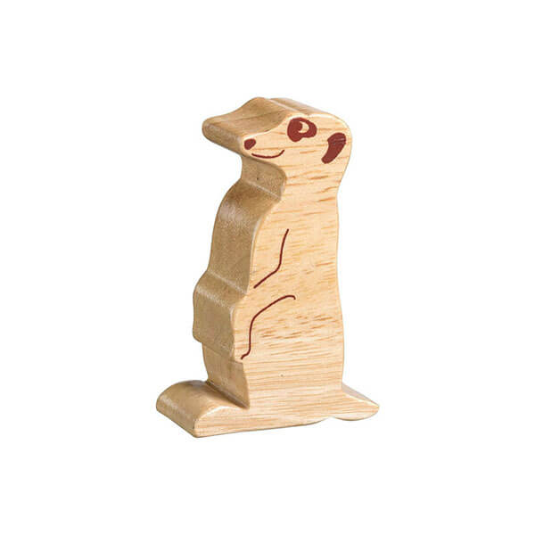 Holztier Erdmännchen natur