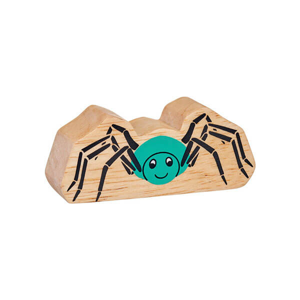 Holztier Spinne bedruckt