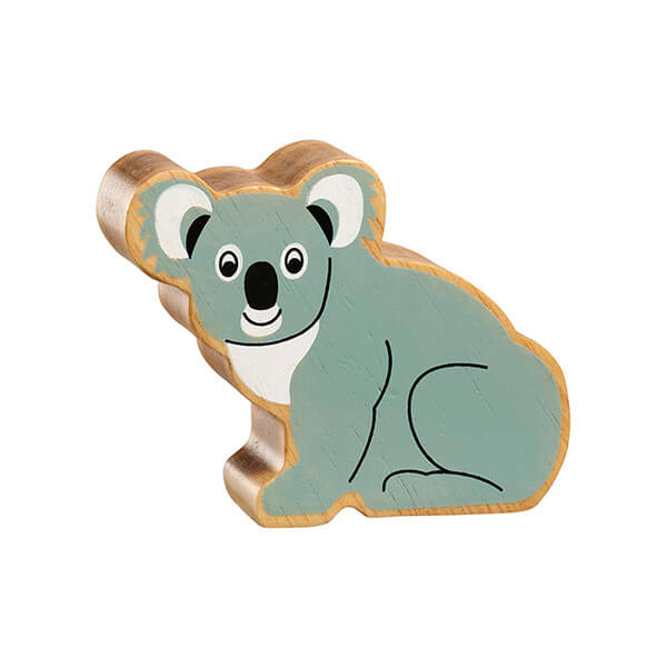 Holztier Koala bedruckt