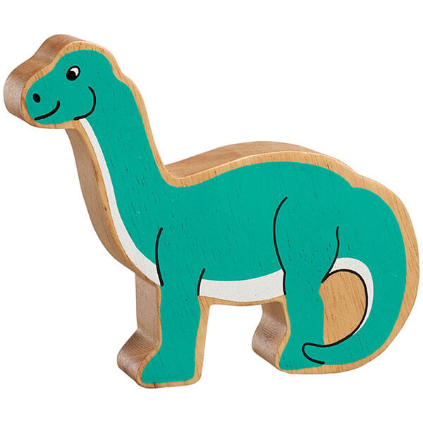 Holztier Dino "Diplodokus" bedruckt