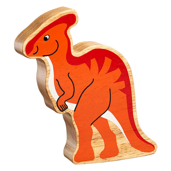 Holztier Dino "Parasaurolophus" bedruckt