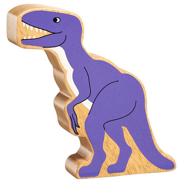 Holztier Dino "Velociraptor" bedruckt