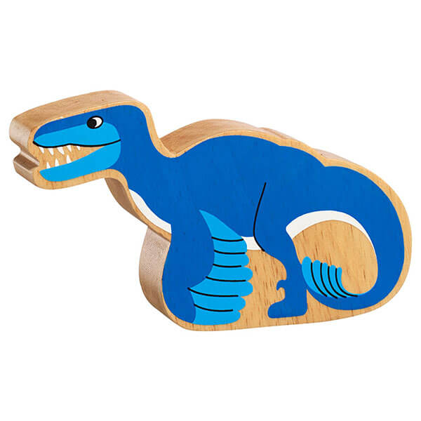 Holztier Dino "Utahraptor" bedruckt
