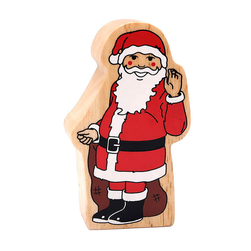 Holzfigur Niklaus seitliche Stellung
