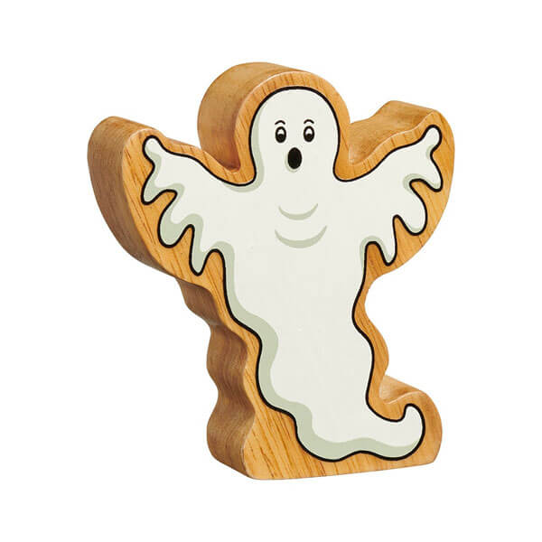 Holzfigur Gespenst bedruckt