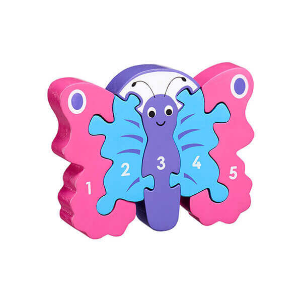 Holzpuzzle Schmetterling 1-5