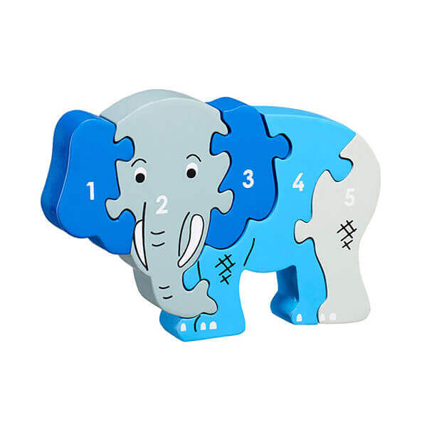 Holzpuzzle Elefant 1-5
