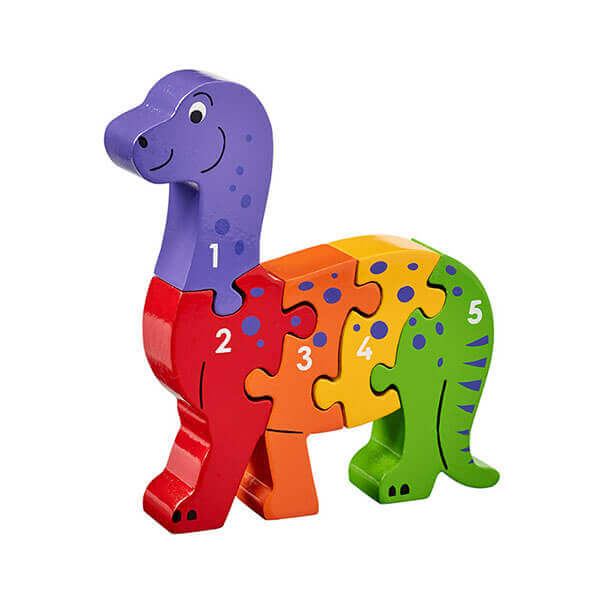 Holzpuzzle Dinosaurier 1-5