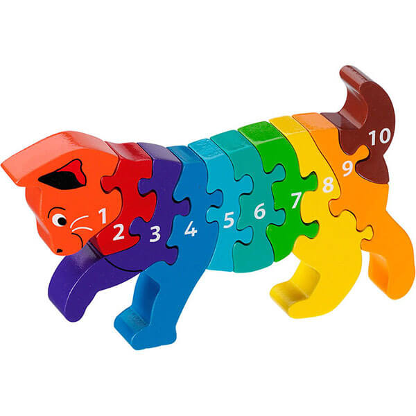 Holzpuzzle Katze 1-10