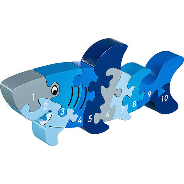 Holzpuzzle Haifisch 1-10