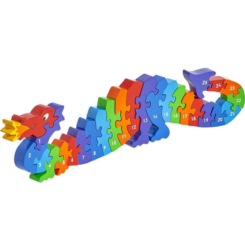 Holzpuzzle Drache 1-25