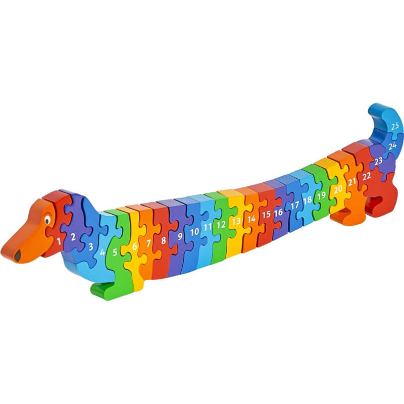 Holzpuzzle Hund 1-25