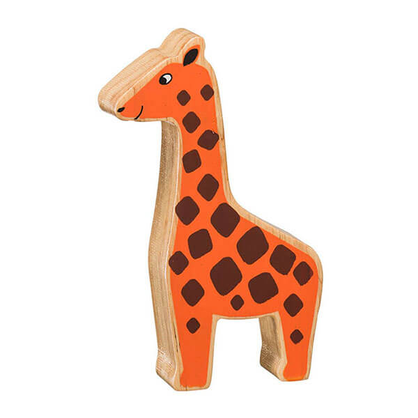 Holztier Giraffe bedruckt