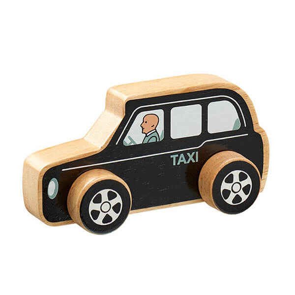 Holzauto Taxi (britisch)