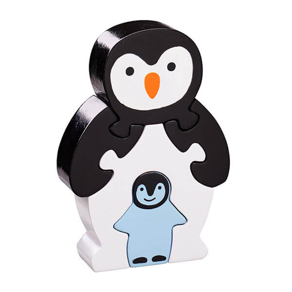 Holzpuzzle Pinguin & Baby
