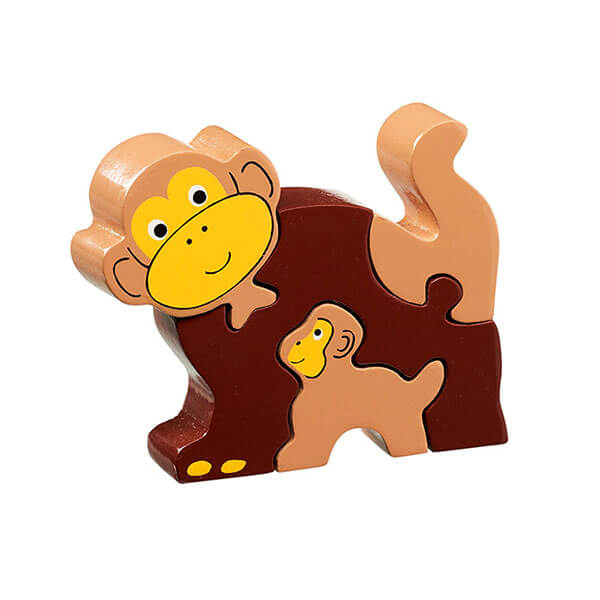Holzpuzzle Affe & Baby
