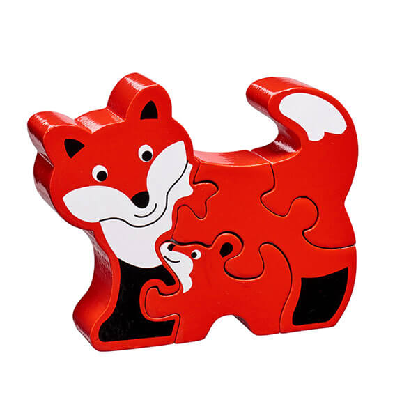 Holzpuzzle Fuchs & Baby