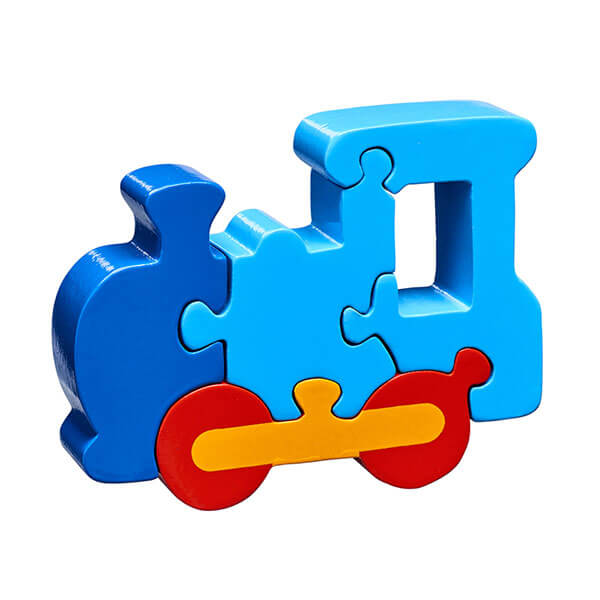 Holzpuzzle Lok