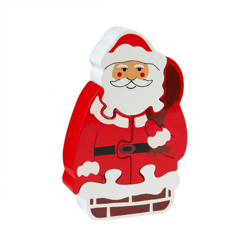 Holzpuzzle Weihnachtsmann