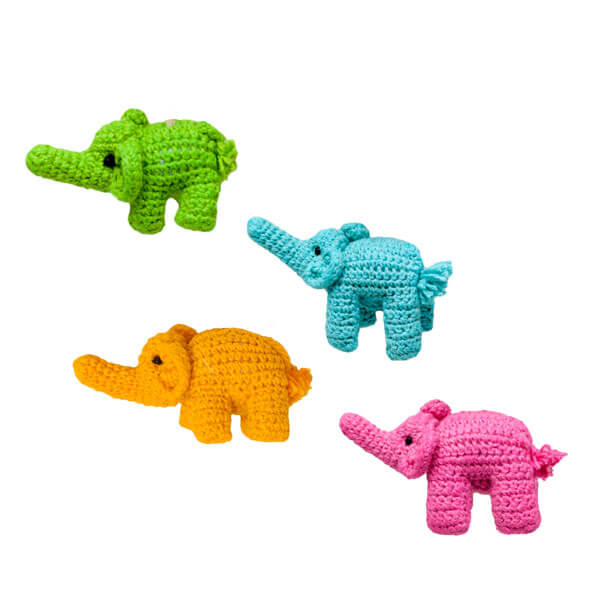 Accessoire großer Elefant gehäkelt