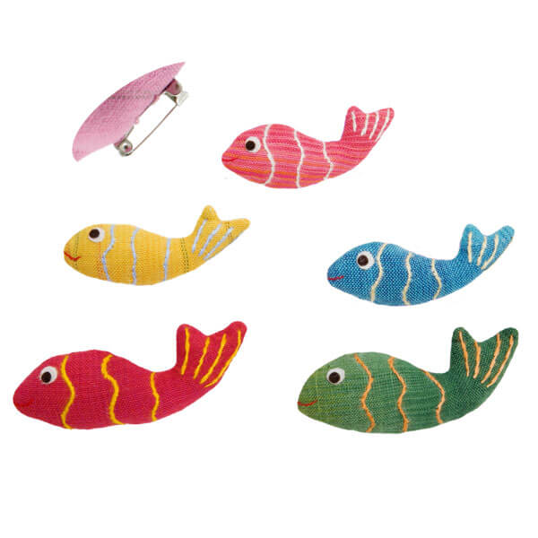 Brosche Fisch