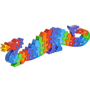 Holzpuzzle Drache 1-25
