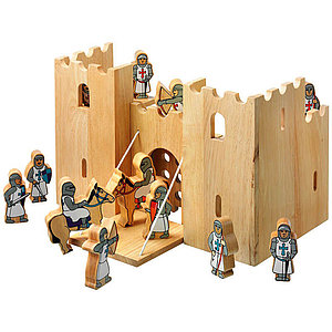 Holz Spielset Burg 12 Ritter