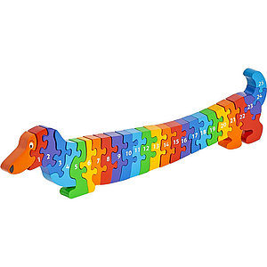 Holzpuzzle Hund 1-25