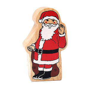Holzfigur Niklaus seitliche Stellung